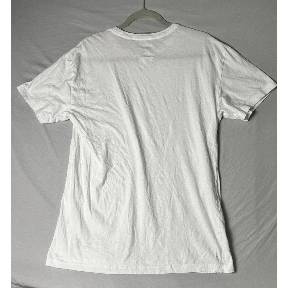 Polo Ralph Lauren White Crew Neck T-Shirt Men’s Size L Short Sleeve Slim Fit